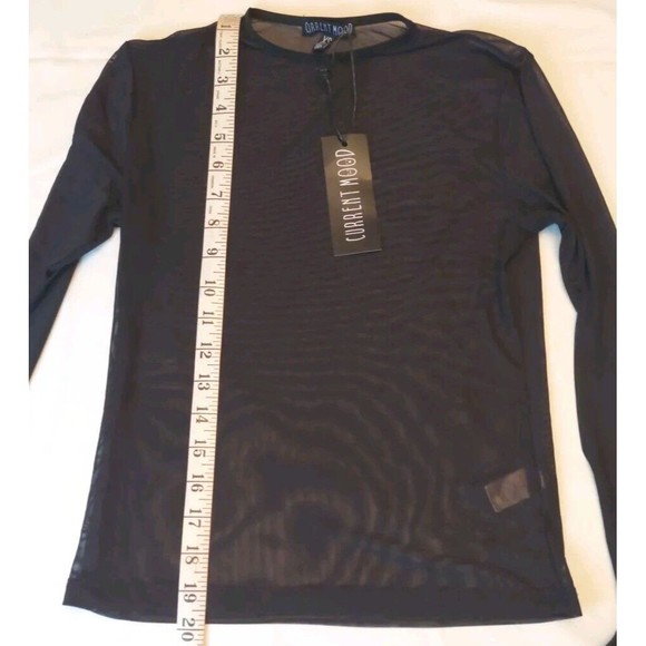 Current Mood Dolls Kill Sheer Long Sleeve Top XS NWT - Picture 2 of 5